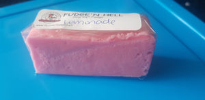 Pink Lemonade Chocolate Fudge