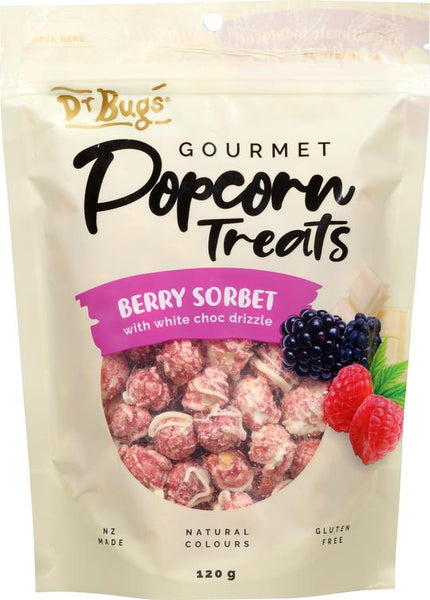 Dr Bugs Berry Sorbet Popcorn